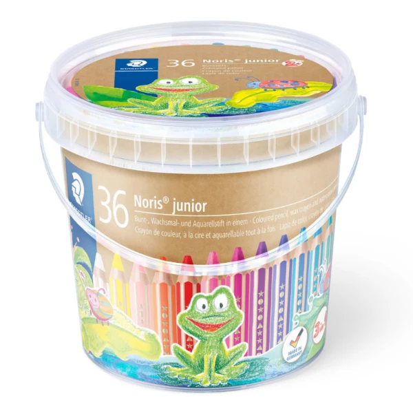 STAEDTLER Buddy Farveblyanter & Blyantspidsere, 36 + 3 stk